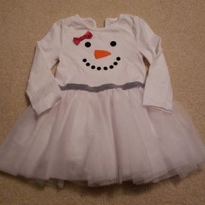 Snowman christmas dress